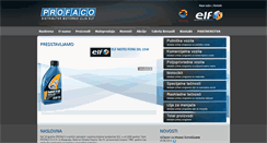 Desktop Screenshot of profaco.rs